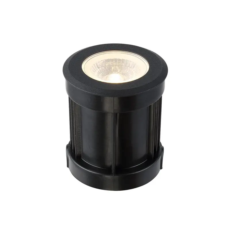 10-Watt Black Aluminum Body Outdoor Integrated LED Landscape Well Light