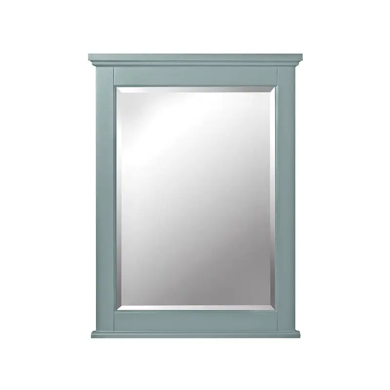 24 in. W x 32 in. H Framed Rectangular  Bathroom Vanity Mirror in seaglassIvory / 19