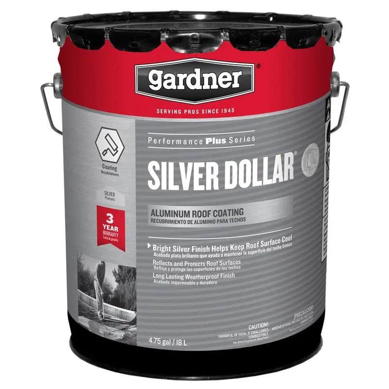 4.75 Gal. Silver Dollar Aluminum Roof Coating (18-pallet)898 / pallet(unit load)