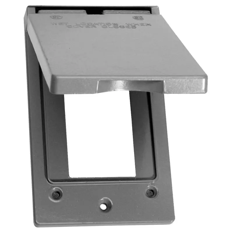 BWF FGV-1DCV Weatherproof Cover, 1 -Gang, Metal