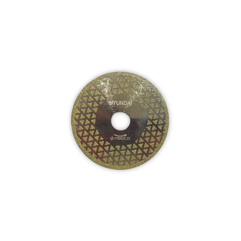Hyundai Electroplated Double Side Triangle Diamond Disc M14  115mm / 180mm

115 mm