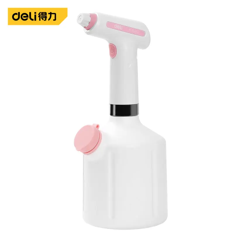 Deli Tools DL581042 Lithium Battery Electric Sprayer 1L (Pink, 1200mAh)