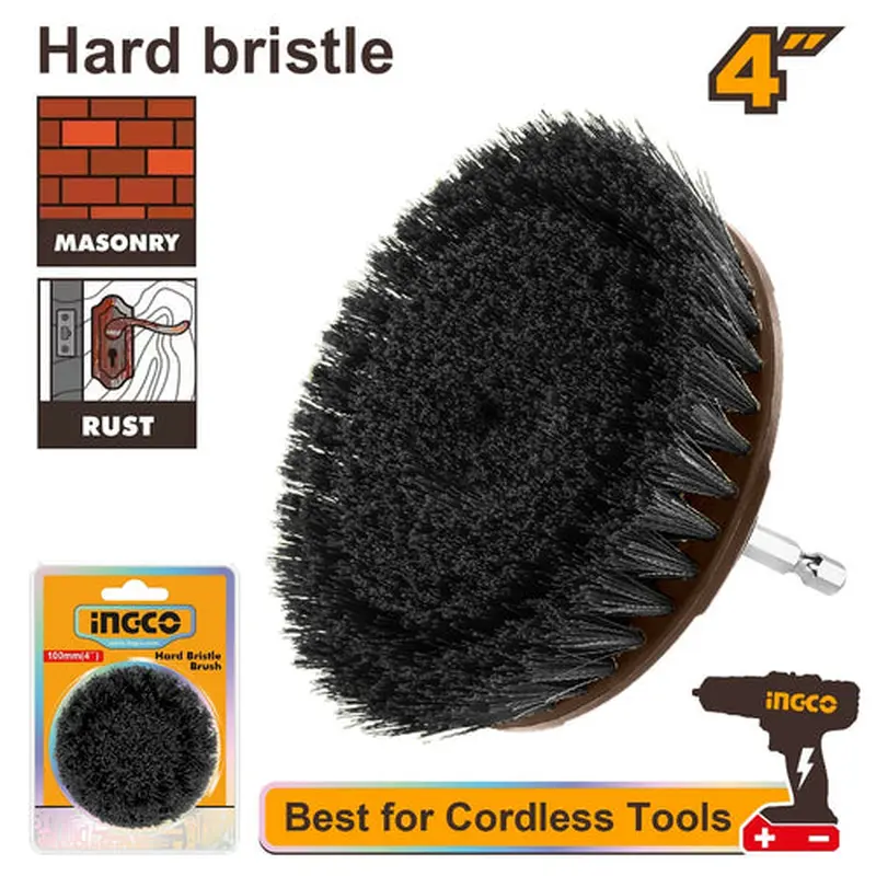 INGCO Hard Bristle Drill Brush WCBH1401