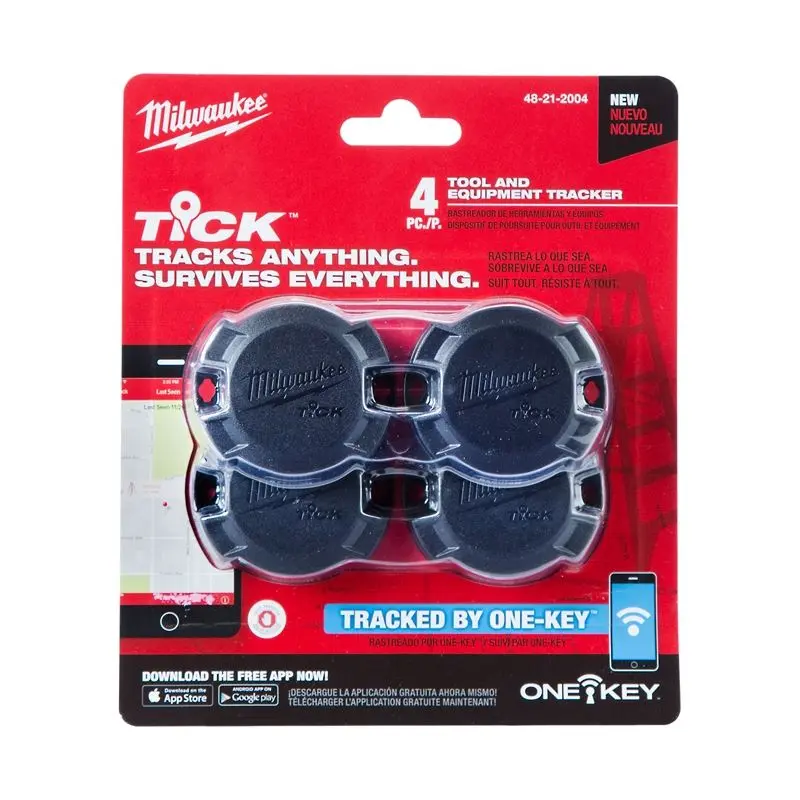 Milwaukee 48-21-2004 TICK Tool and Equipment Tracker (4 Pk)