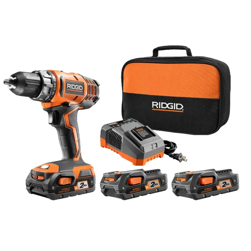 18-Volt Cordless 2-Speed 1/2 in. Compact Drill/Driver Kit with Bonus 2 AH (2PK) Batteries7.47 / each