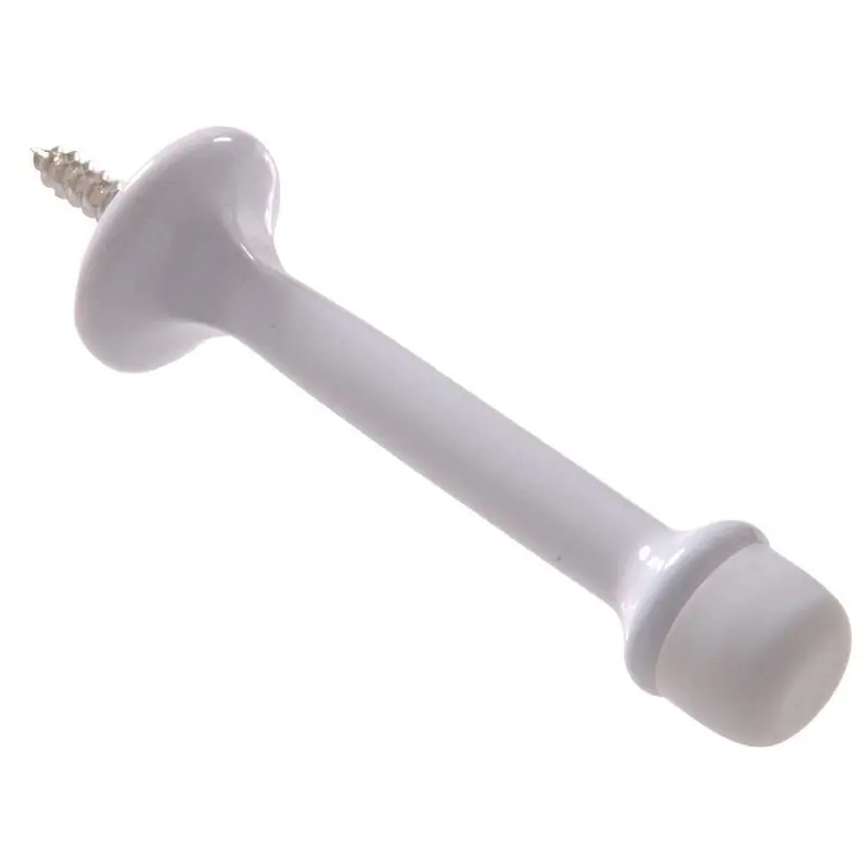 3 in. White Standard Rigid Door Stop (5-Pack)0.985 / each
