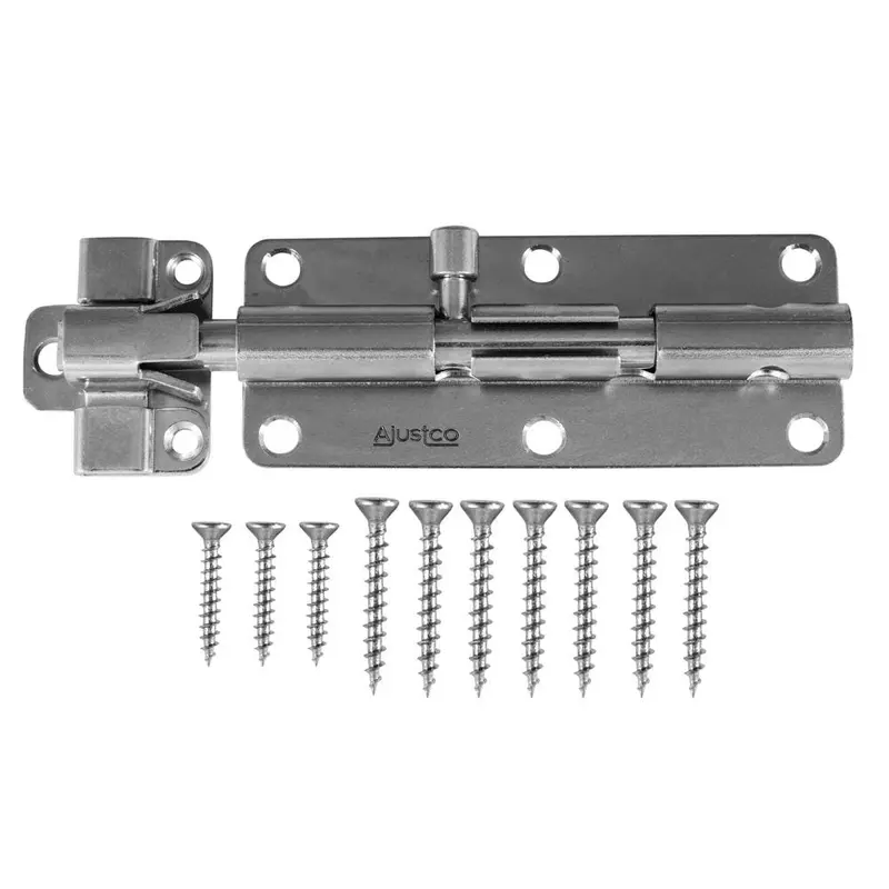 6 in. Stainless-Steel Heavy Duty Barrel BoltBlack / .5