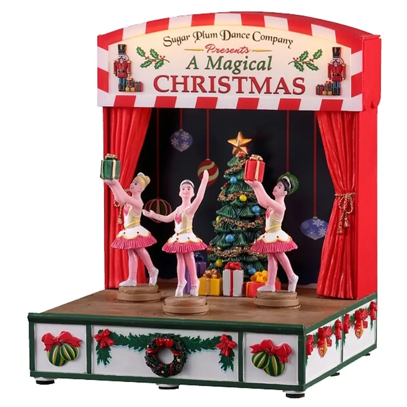 Lemax 04761 Sugar Plum Dance Company Figurine, 4.5 V