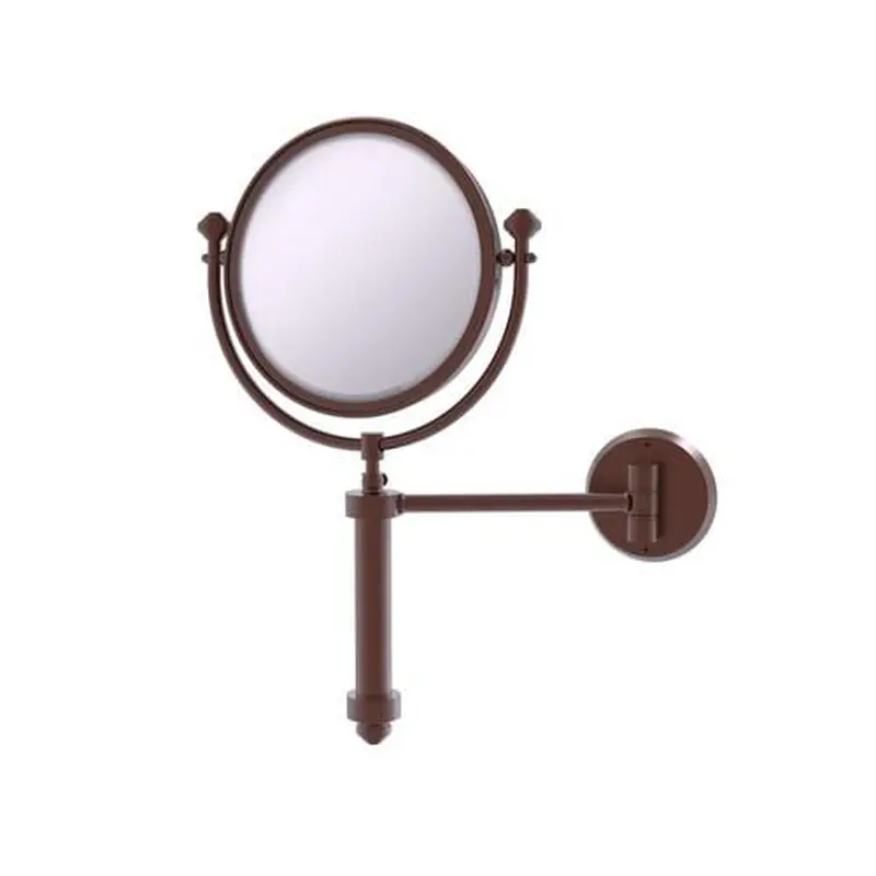 Allied Brass Southbeach 8-in x 16-in Antique Copper Double-Sided Magnifying Wall-Mounted Vanity Mirror