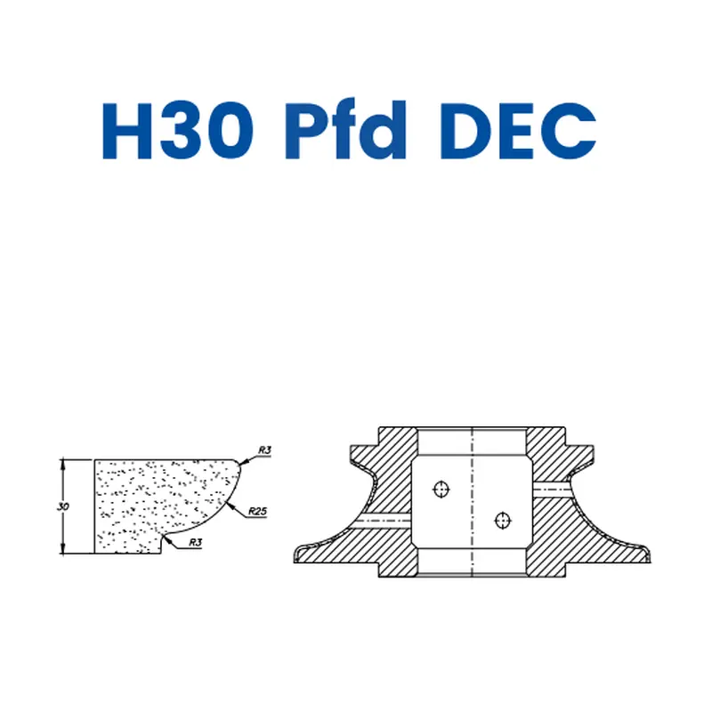 H30 PFD DEC(30mm Closed Dupont - Line 60 (Bore 35))EHS Kit (All materials high speed) / Breaker