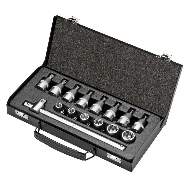 1/2" Short T-Handle Socket set 15 Pcs | RLT1501