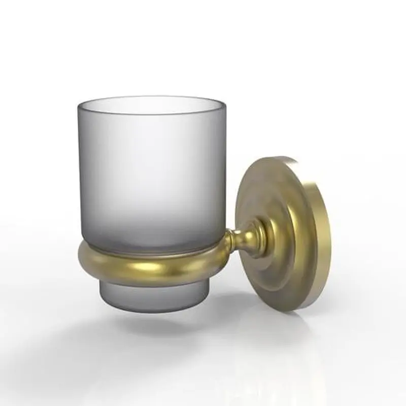 Allied Brass Prestige Que New Satin Brass Brass Bath Accessory Set