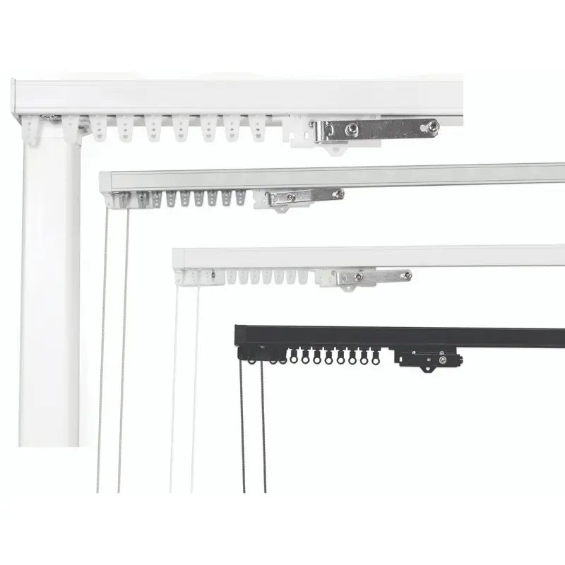 Kirsch Aluminum Architrac Cord Drawn Rod or Motorized - 94001 Assembled