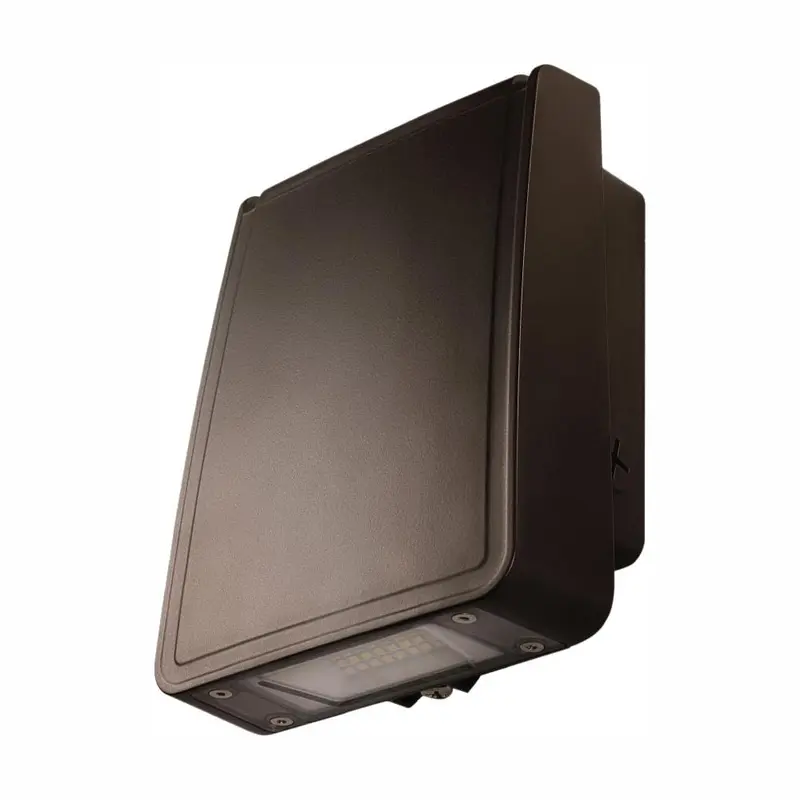 200-Watt Equivalent Integrated Outdoor LED Wall Pack, 3000 Lumens, Outdoor Security LightingBronze / 4 / 1 Pack