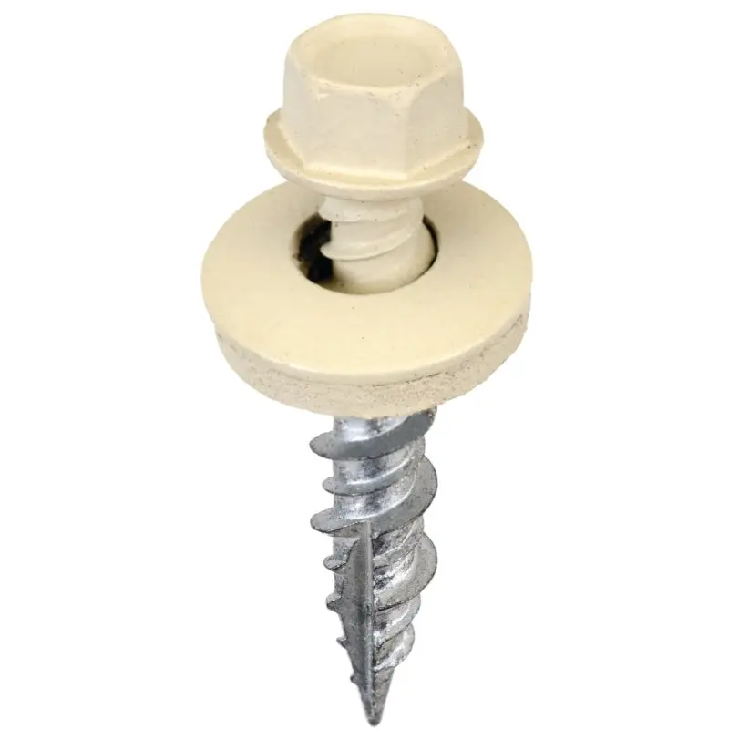 Acorn International SW-MW1LS250 Screw, #9 Thread, High-Low, Twin Lead Thread, Hex Drive, Self-Tapping, Type 17 Point, 250/BAG