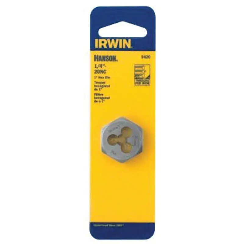 Irwin 9427 Machine Screw Die, 5/16-18 Thread, NC Thread, Right Hand Thread, HCS