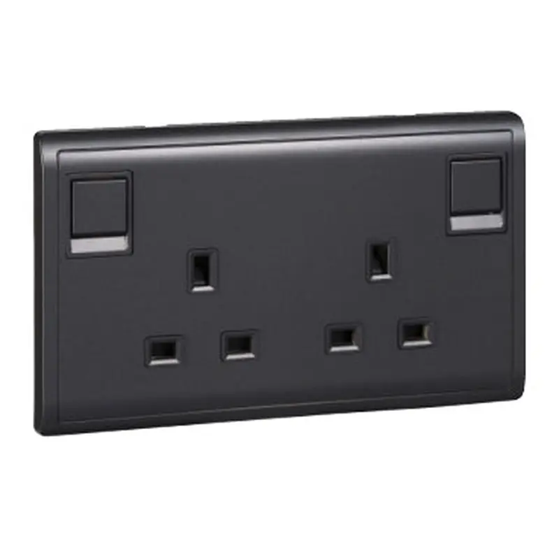 Schneider Electric 13A 2Gang Socket