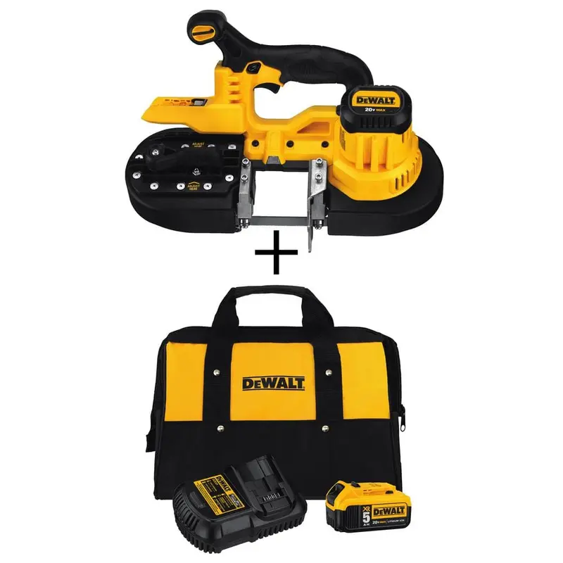 20-Volt MAX Lithium-Ion Cordless Band Saw (Tool-Only) with Bonus 5Ah Battery Starter Kit, including Charger and Bag14.75 / each