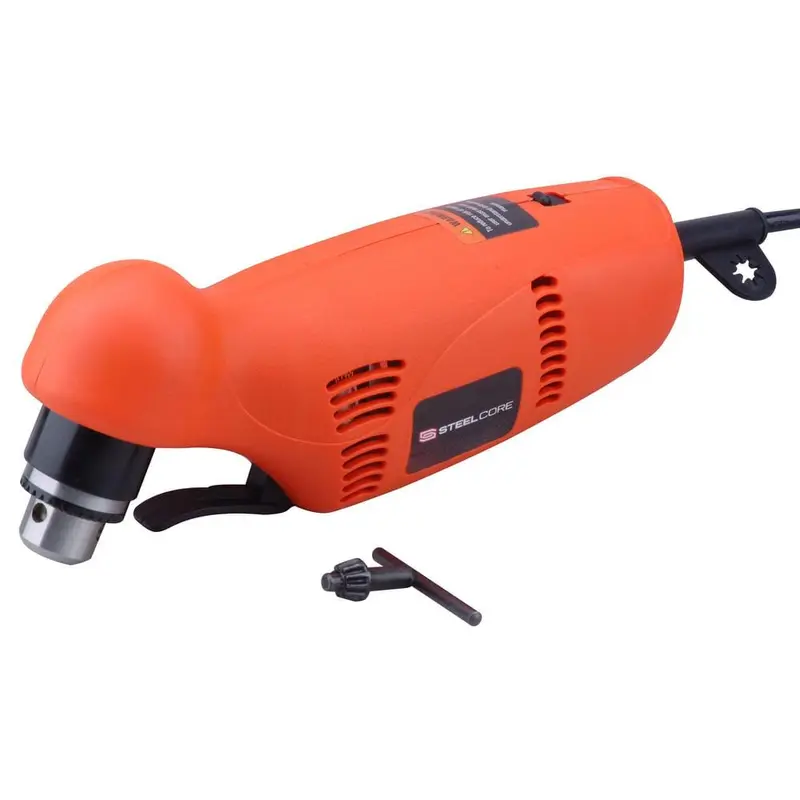3.8 Amp Corded 3/8 in. Electric Power Drill with Variable Reversible Close Quarters Angle3 / each
