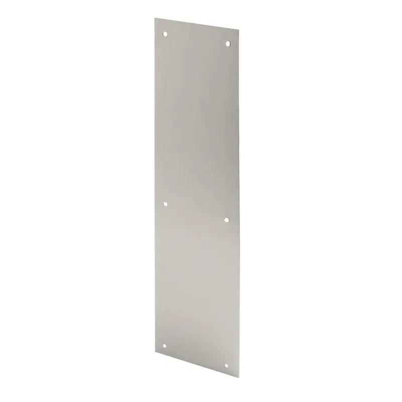 4 in. x 16 in., Stainless Steel, Door Push Plate