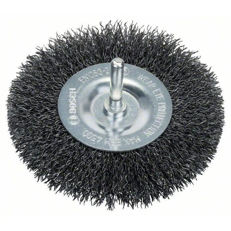 Shank Wire Wheel 100mm Crimped 6mm