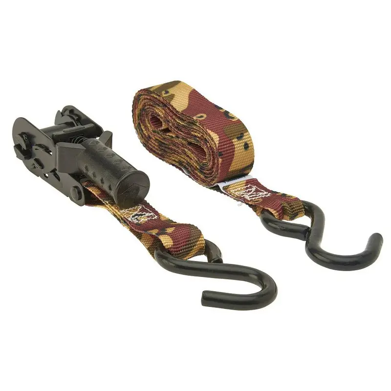 1 in. x 12 ft. Desert Camo Ratchet Tie Down