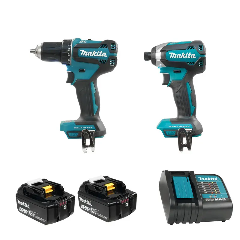 Makita DLX2289M01 18V LXT BL 2 Tool Combo Kit, 4.0Ah x2