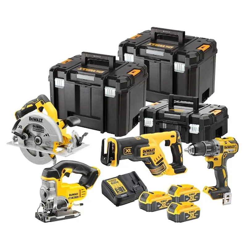 18V XR Brushless 4 Piece Kit - 3 X 5Ah