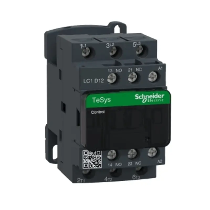 Contactor, 5.5kw, Ith= 25a coil 380vac | LC1D12Q7