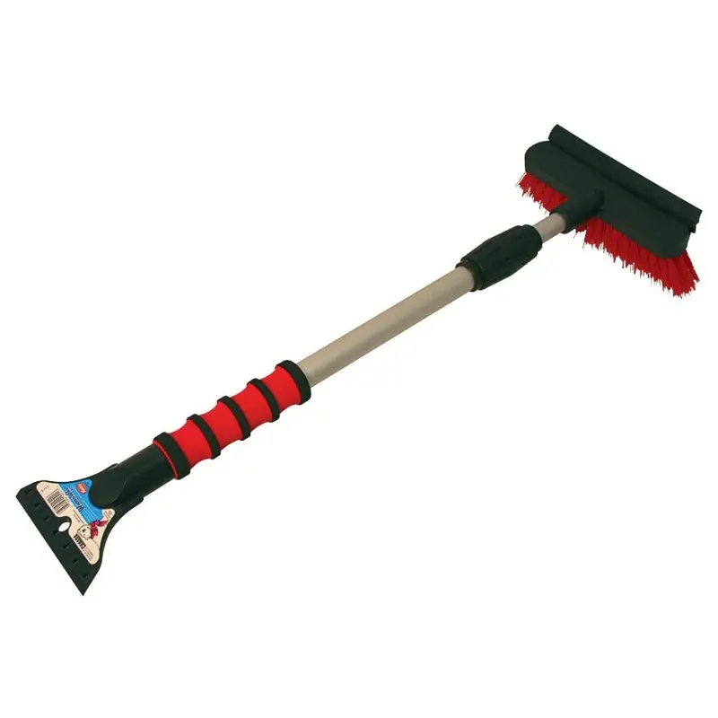 Mallory 511-E Snow Broom, 7 in W Blade, Nylon/Polyethylene Blade, 36 in OAL, Foam Handle, Assorted