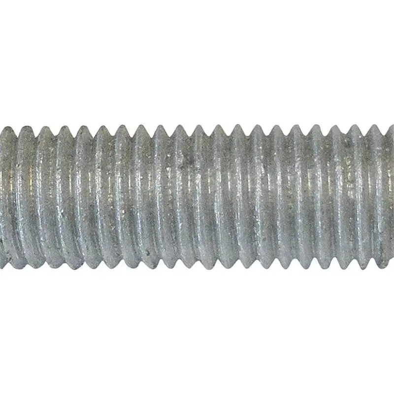 PFC 770055-BR Threaded Rod, 1/2-13 in Thread, 10 ft L, A Grade, Carbon Steel, Galvanized, NC Thread