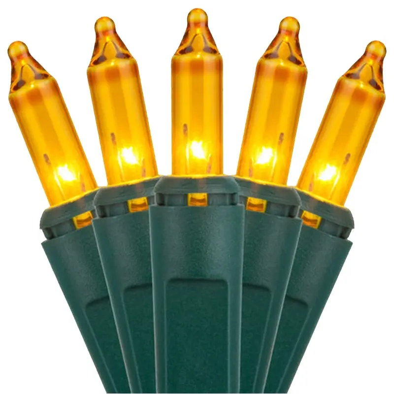 Hometown Holidays 2980-10/U13Y072M Light Set, 100-Lamp, Gold Lamp