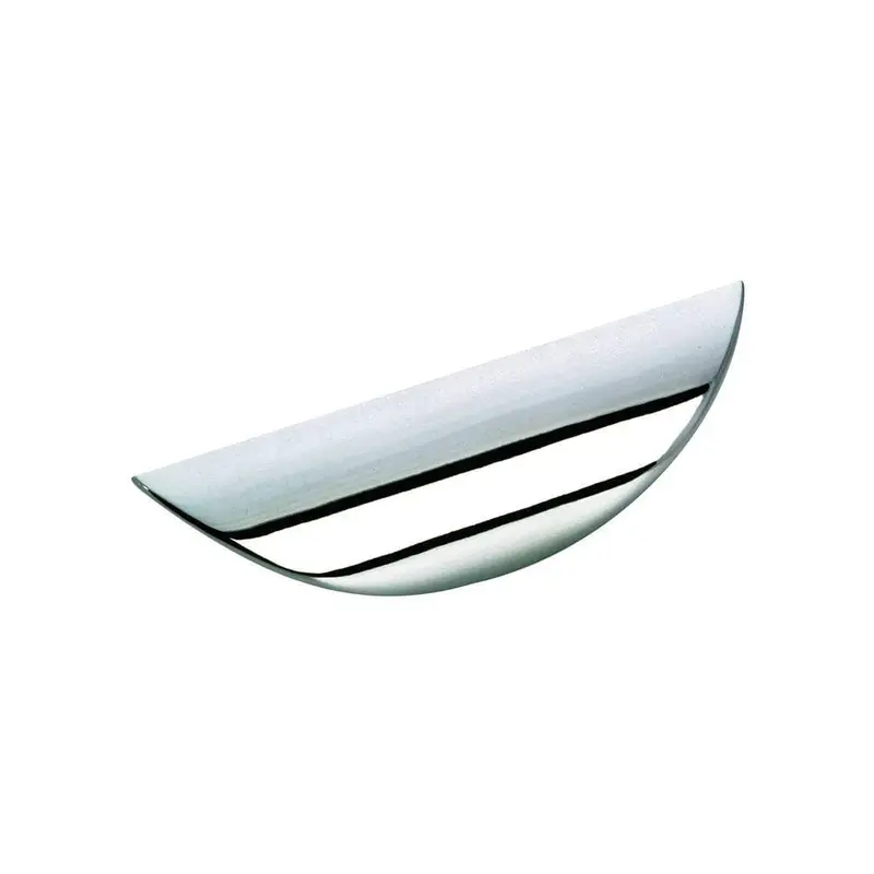 1-1/4 in. (32 mm) Center-to-Center Chrome Contemporary Cup Pull1 1/4 in. / Brushed Nickel / 0.06