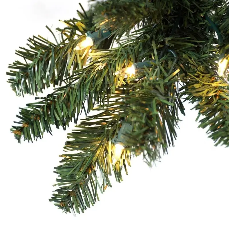 Astella 7-ft Douglas Fir Pre-Lit Traditional Artificial Christmas Tree with 300 Constant White Clear Incandescent Lights