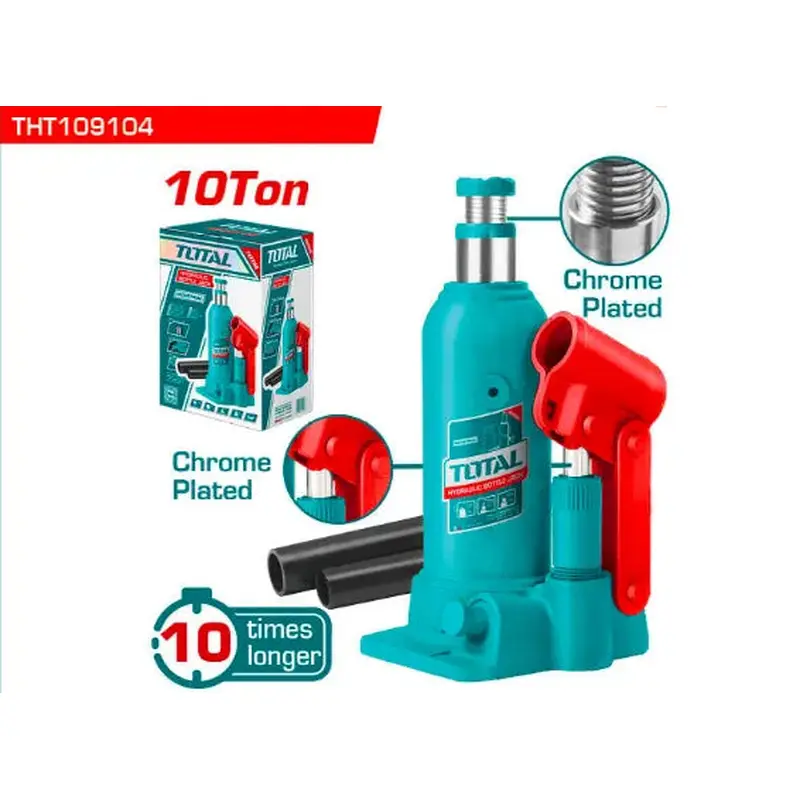 Total 10Ton Hydraulic Bottle Jack