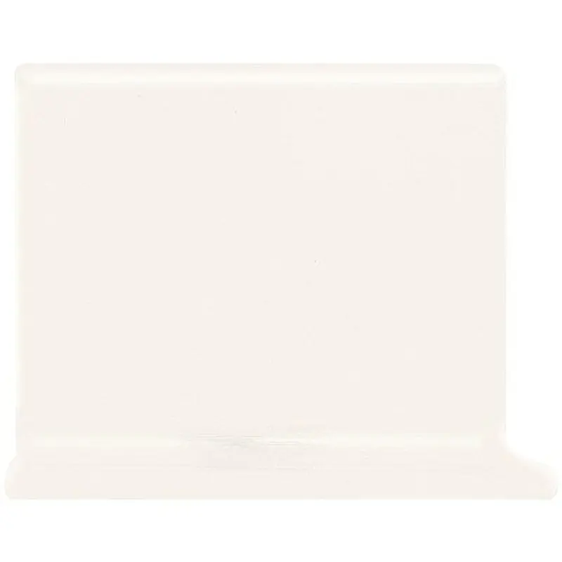 American Olean Bright Ice White Ceramic Cove Base Tile (6-in x 6-in)