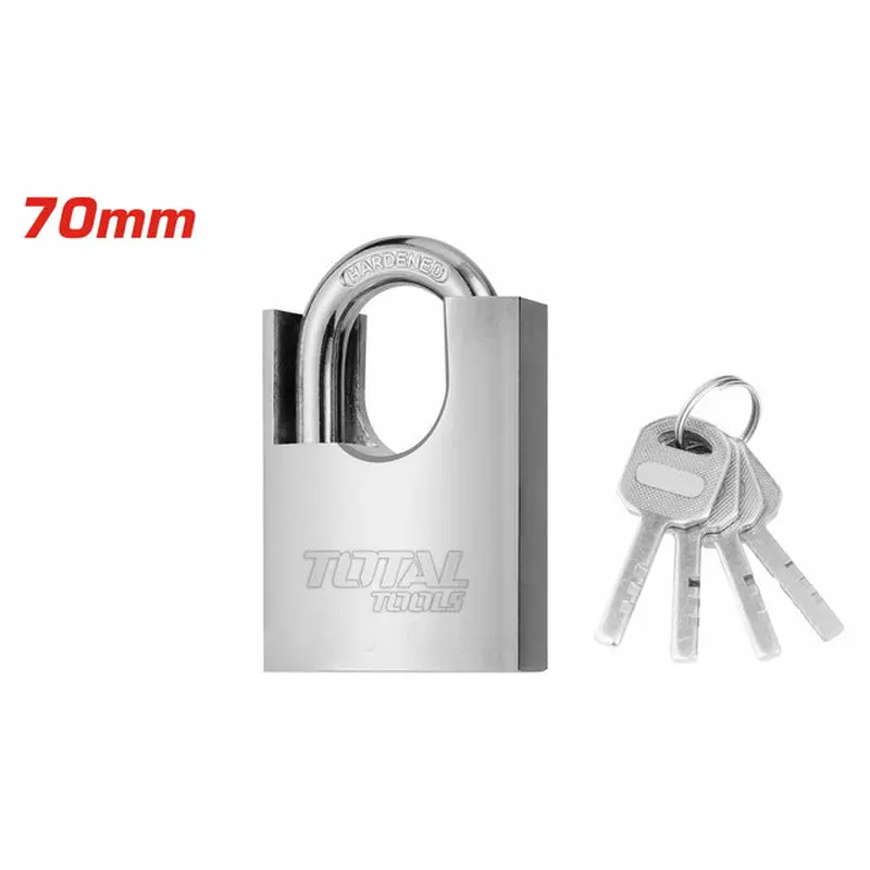TOTAL Anti-prying Steel Padlock 70mm (TSLK35701)