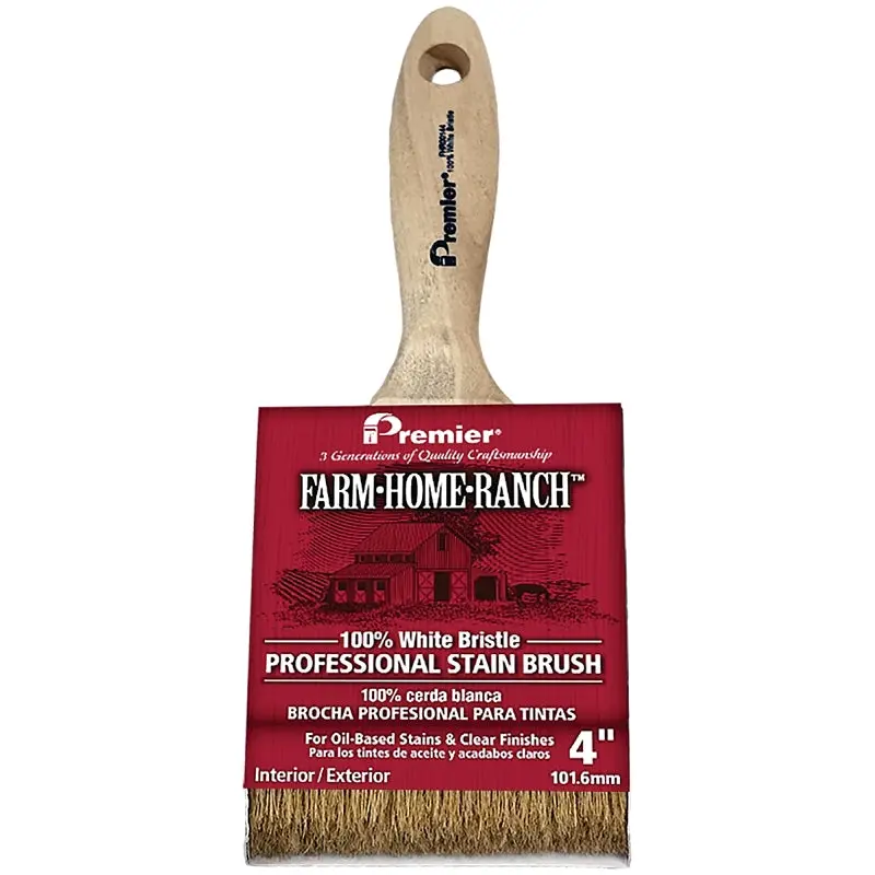 Premier Farm Home Ranch FHR00144 Stain Brush, White China Bristle