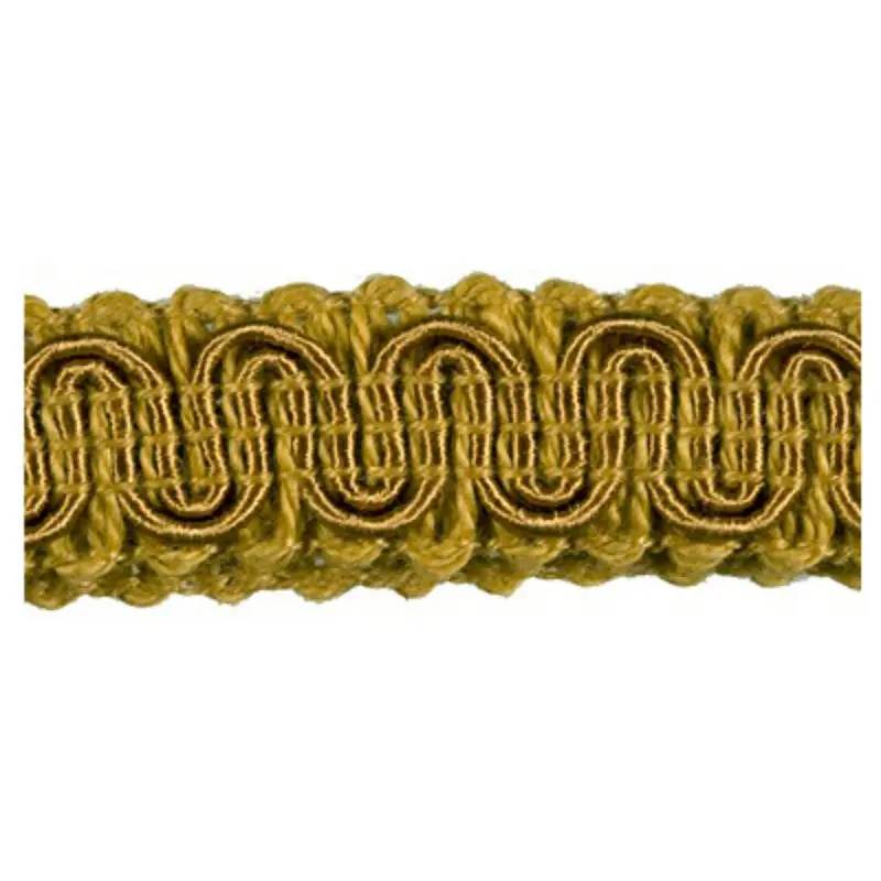 Rayon Scroll Gimp - D06 Antique Gold 36 Yards
