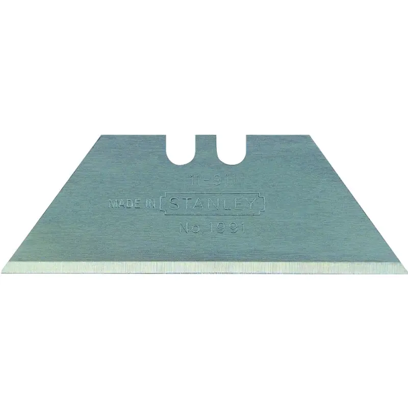 Stanley 11-911 Utility Blade, 2 in L, Carbon Steel, 2-Point