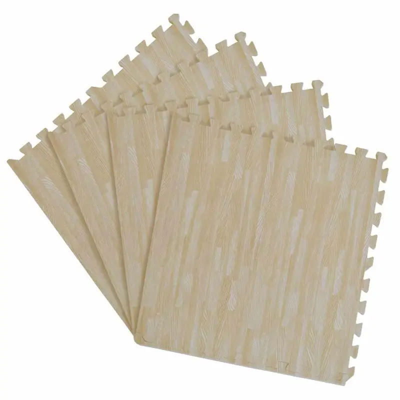 ACHIM Ash 24 in. x 24 in. Interlocking Foam Anti Fatigue Tiles (16 sq. ft./case)sq. ft.