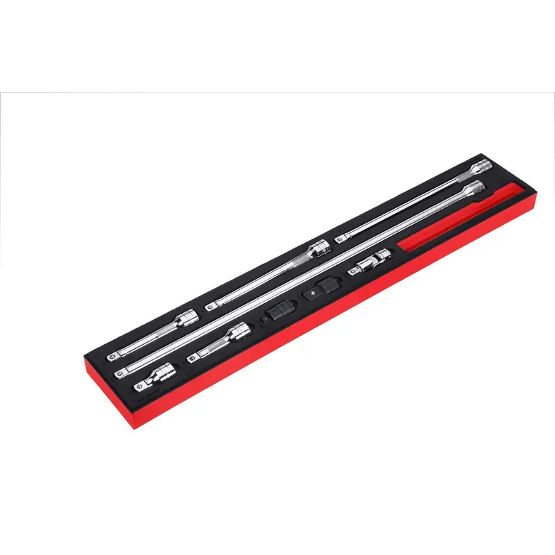 Snap-on 9 pc 1/2" Drive Knurled Extension Set