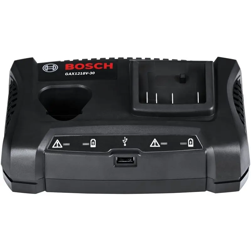 BOSCH GAX1218V-30 18V/12V Dual-Bay Lithium-Ion Battery Charger