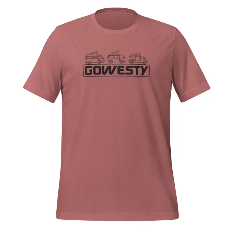 GoWesty Van Line-Up T-ShirtSteel Blue / S