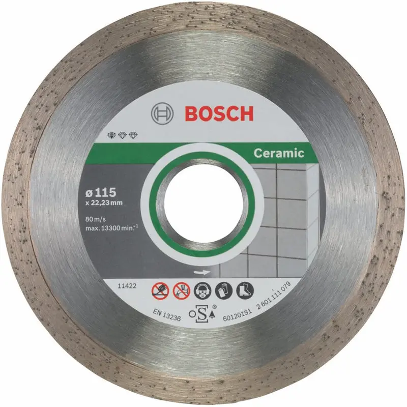 Diamond Cutting Disc - Standard for Ceramic | 115x1.6x7mm - 10pcs