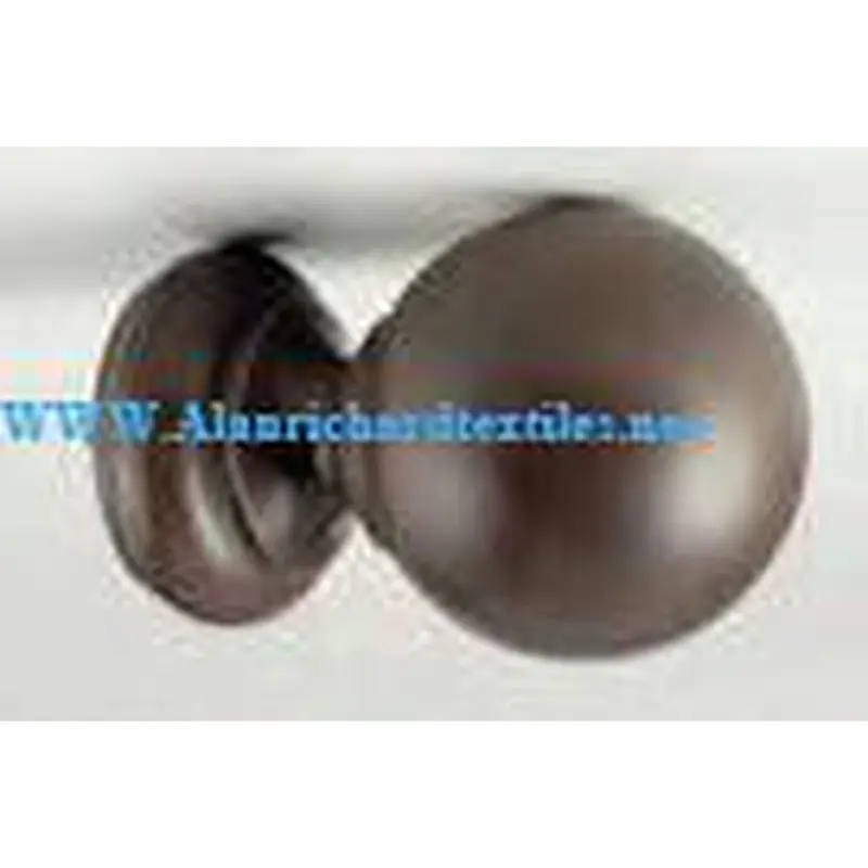Buckingham Wood Ball Finial for 3" Pole (pair)
