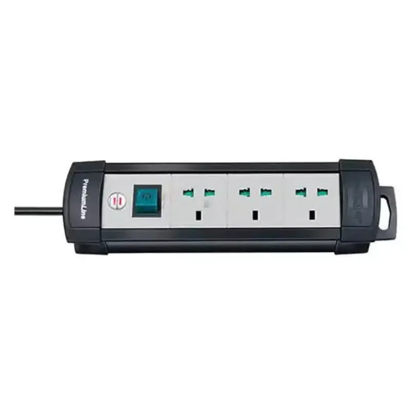Brennenstuhl ext skt pemium black/gray multistandard | BRE00047