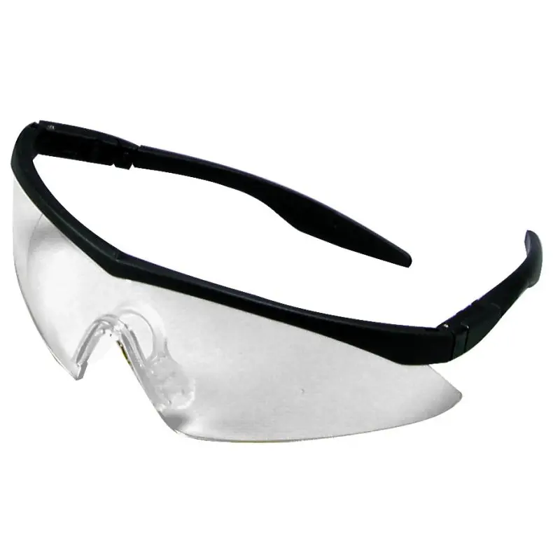 MSA 10049188 Safety Glasses, Anti-Fog Lens, Black Frame