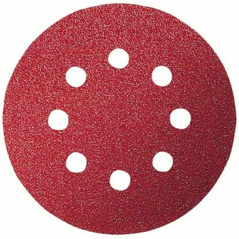 Set of Sanding Discs Diamater 8 holes, 125mm G60 5pcs