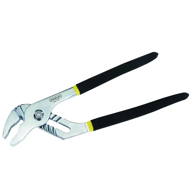 Stanley 84-110 Joint Plier, 10-1/4 in OAL, 2 in Jaw Opening, Black/Gray Handle, Cushion-Grip Handle